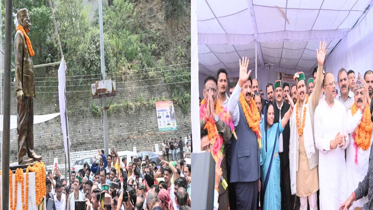 rampur news, deputy cm, announced, irrigation, scheme, for, theog,