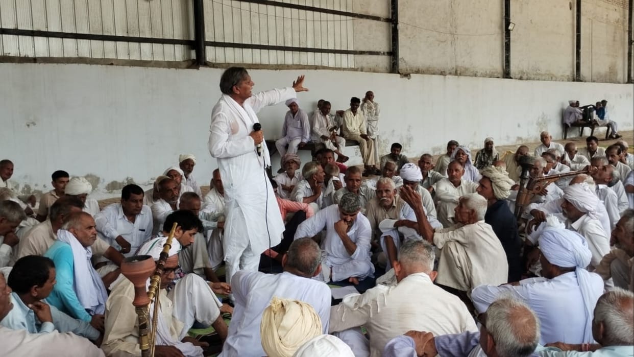 Bahadurgarh: Farmers announced to start food sacrifice satyagraha