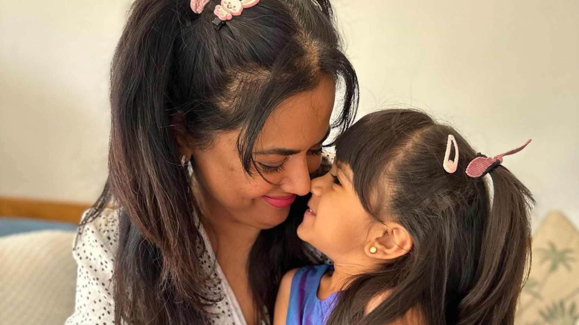 Sameera Reddy shares The Scariest Incident happend with her daughter Nyra she Fallen Off Bed At Age Of 9 Month