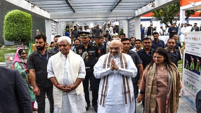 Amit Shah laid foundation stone of development projects worth Rs 309 crore Jammu Kashmir