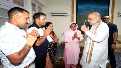 Home Minister Amit Shah inquired about the security situation of Jammu-Kashmir and Amarnath Yatra
