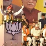 पानीपत में रैली को संबोधित करते केंद्रीय सूचना एवं प्रसारण व खेल मंत्री अनुराग ठाकुर