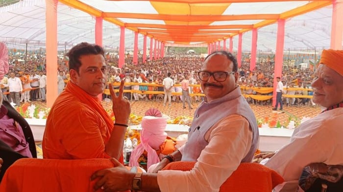 भोजपुरी में संबोधन कर बटोरी तालियां Mission 2024 bridegroom is not known Deputy CM Brajesh Pathak taunt on opposition meeting in Patna