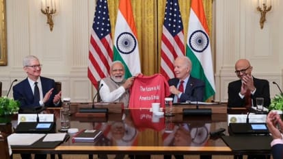 US President Biden gifted special T-Shirt to Narendra Modi with pm quote The future is AI-America and India