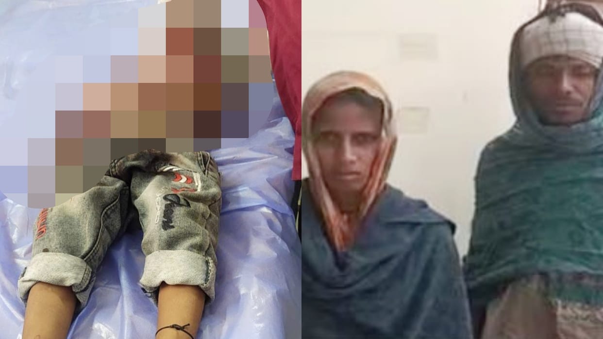 Stones pelted on couple two year old innocent died in dungarpur