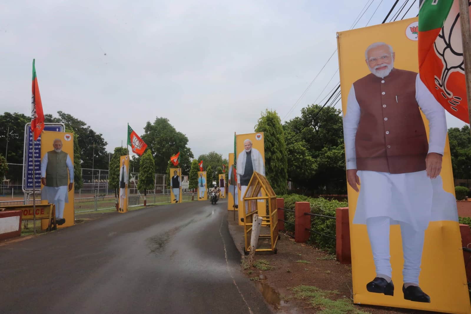 PM VISIT: PM Modi will hold a 350-metre road show in an open vehicle from Raj Bhavan to Control Room in Bhopal