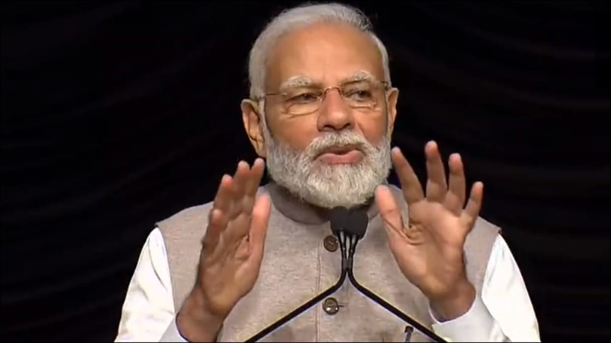 pm modi us visit narendra modi addresses Indian diaspora in Washington latest update in hindi