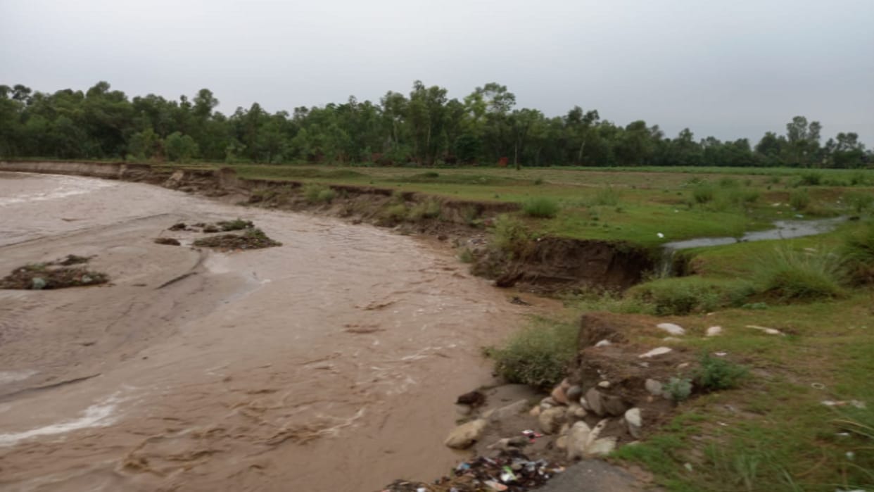 Saharanpur News: Rainy rivers are in spate due to heavy flow
