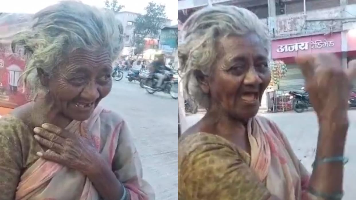 lavani artist shantabai kopargaonkar video viral begging at kopargaonkar st bus station