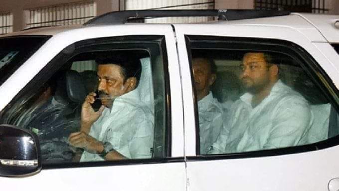Tamil Nadu CM MK Stalin Violates Traffic Rule in Patna, BJP Asked Will He Be Challaned Like Bageshwar Baba