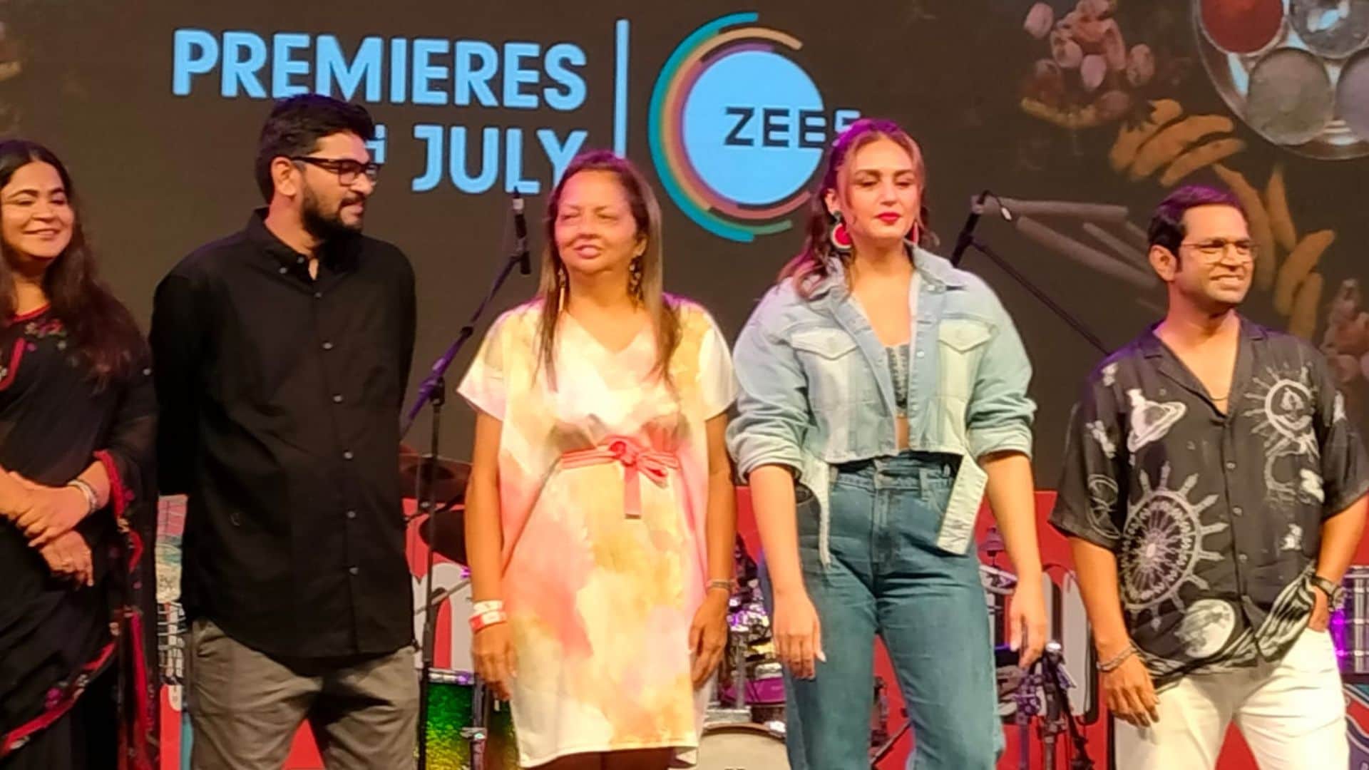 Tarla Trailer Launch during the food festival organized in Kurla mumbai huma qureshi sharib hashmi film