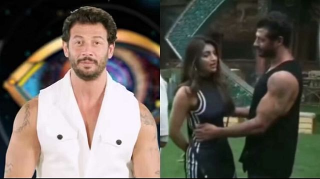 Bigg boss Ott 2 akanksha puri jad hadid 30 second lip kiss in task but triggers now netizens call it cheap