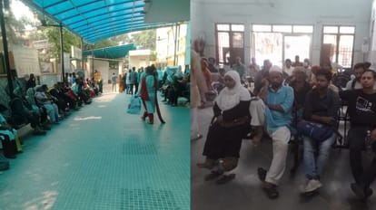 Protest of health employees creates problem for patients.