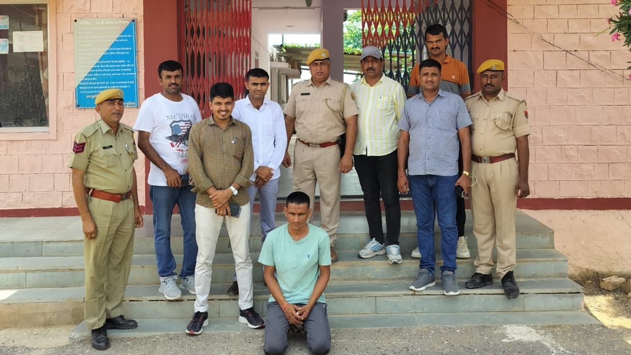 Barmer Crime Gang leader arrested for robbery in solar plant