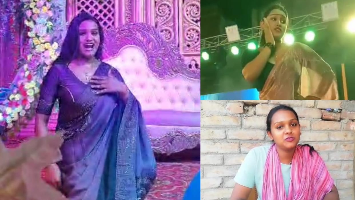 Beauty Mehta of Munger went viral on social media overnight, saree dance on Piyar Farak song broke all records