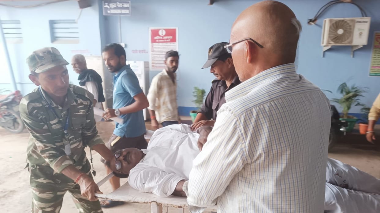 BJP leader shot at party leader in Prabuddha Jan Baithak in Madhepura, seriously injured
