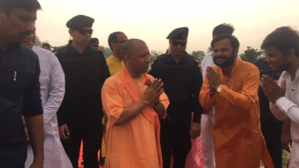 CM said Braj area will be developed till Loksabha elections In Mathura CM called upon saints for participation