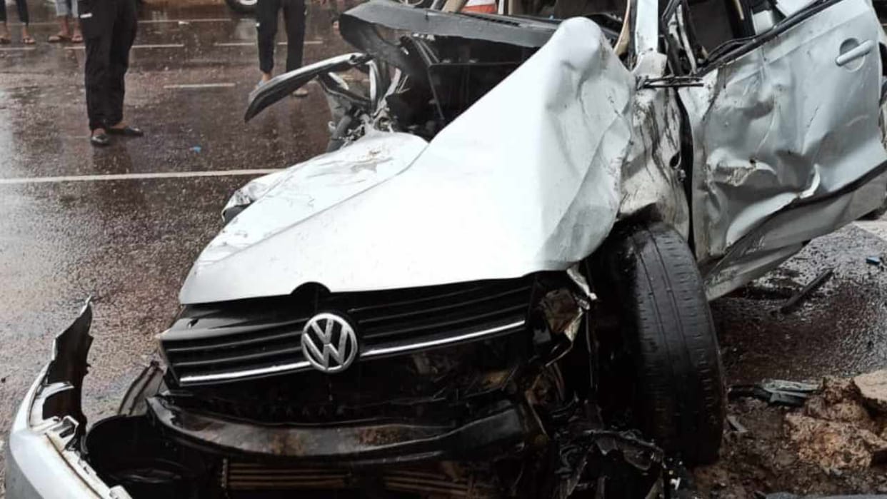 Three youth seriously injured in road accident in Rewari