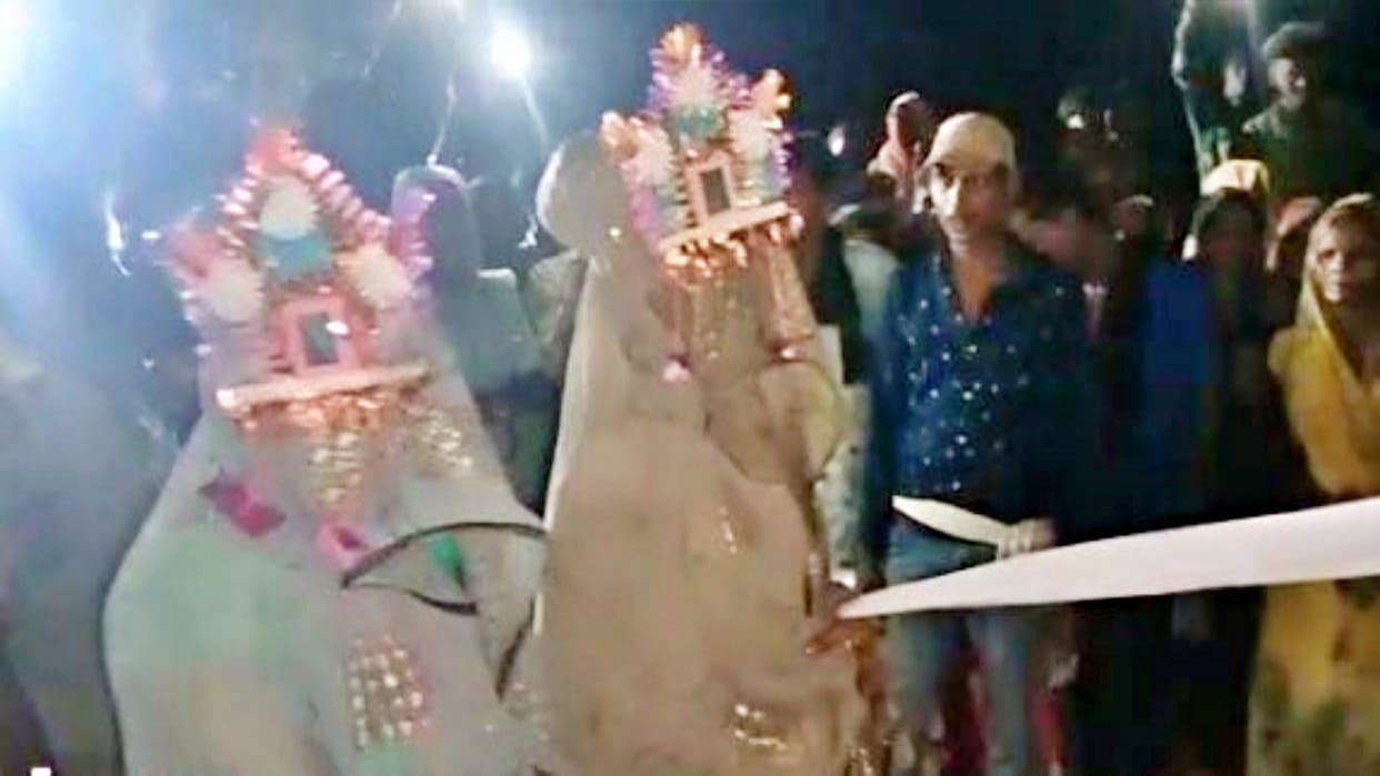 Two brides took seven rounds with a groom in Banswara