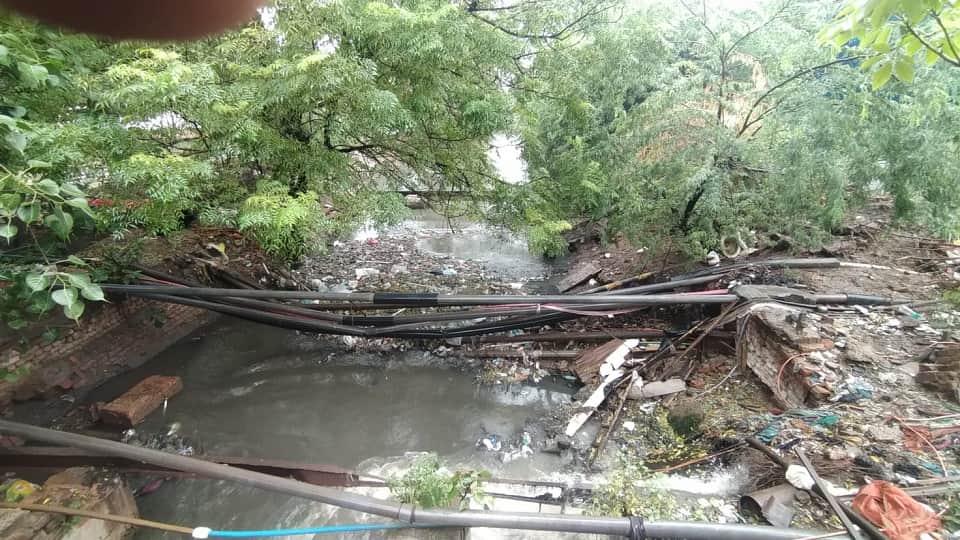 Waterlogging due to rain in Delhi