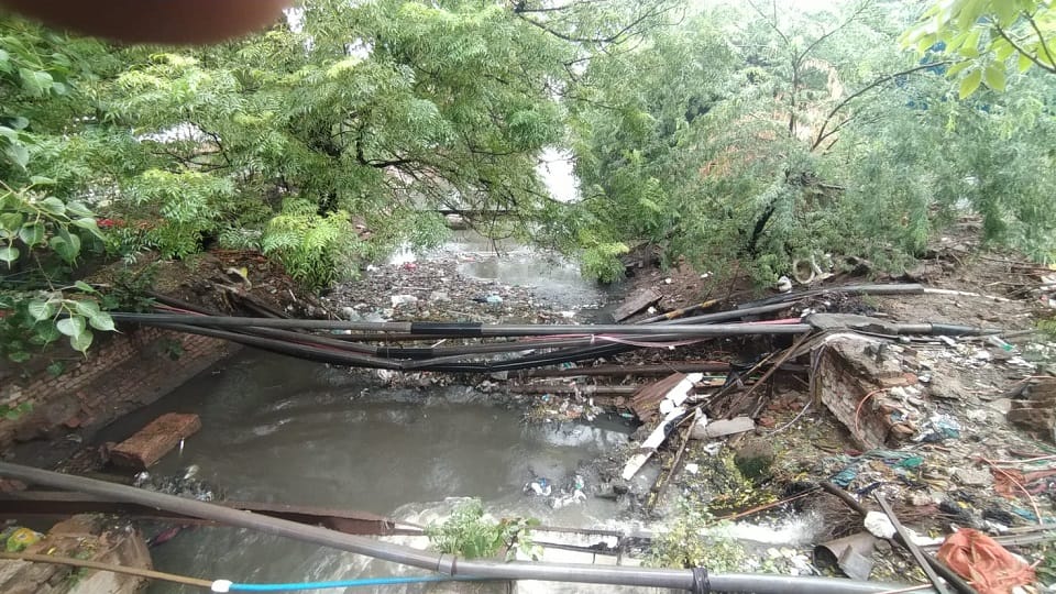 Waterlogging due to rain in Delhi