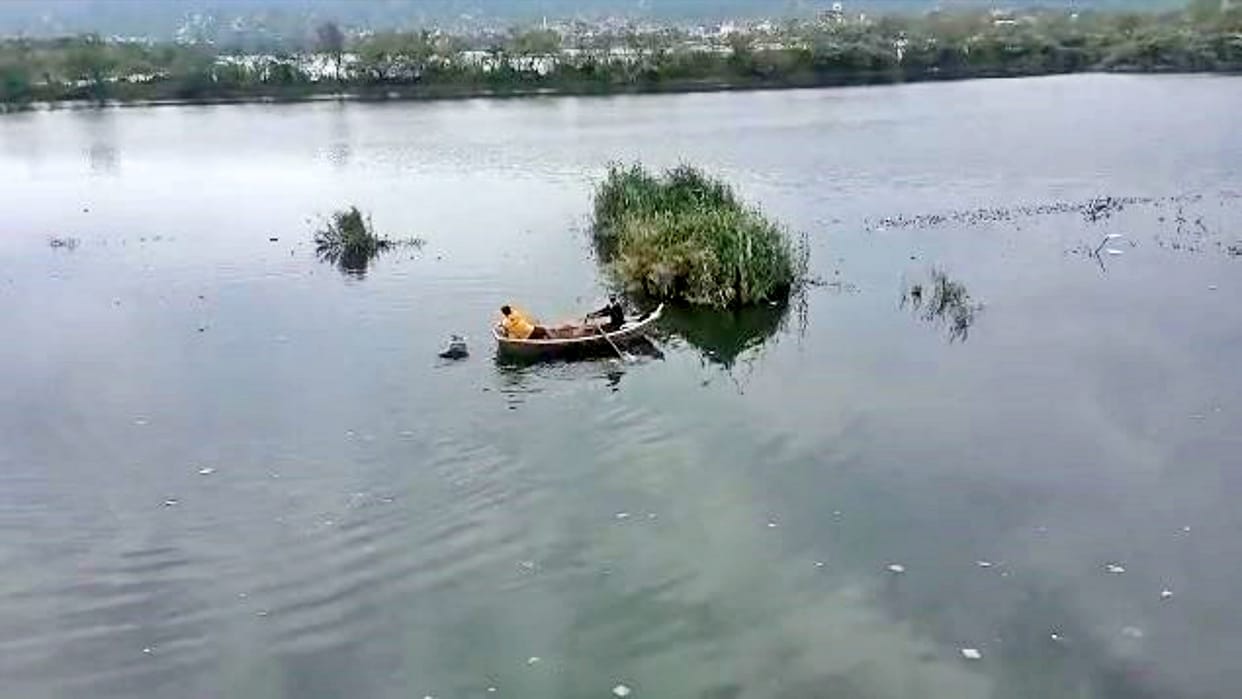 Dead body of youth found in Jaipur tourist spot Jal Mahal