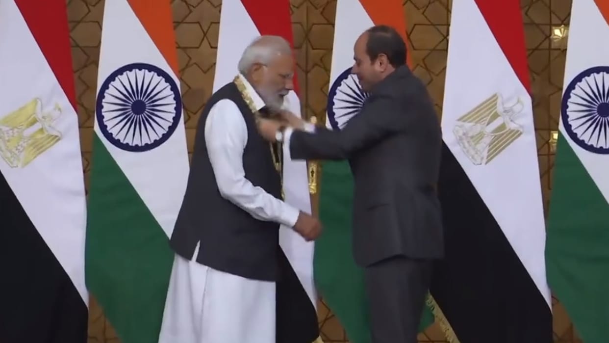PM Modi Egypt Visit Live: Prime Minister Narendra Modi in Egypt, Invitation of President Abdel Fattah El-Sisi