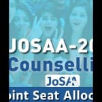 JoSAA 2023 counselling