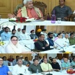 श्रीनगर में अमरनाथ यात्रा को लेकर लोगों से संवाद करते एलजी मनोज सिन्हा