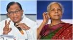 चिदंबरम ने वित्त मंत्री को घेरा।
