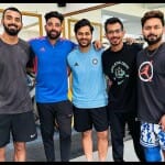 पांचों खिलाड़ी बेंगलुरु में ट्रेन कर रहे हैं