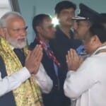 दिल्ली पहुंचे पीएम मोदी।