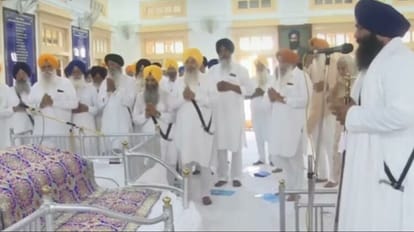 Special meeting of Shiromani Gurdwara Parbandhak Committee at Teja Singh Samundri Hall in Amritsar