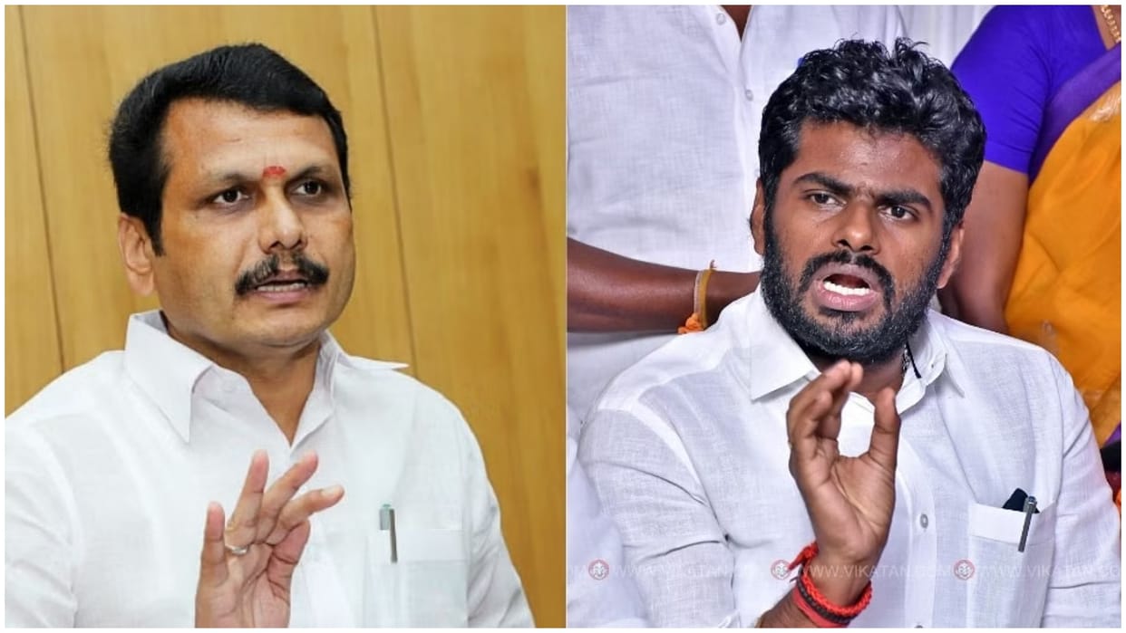 "BJP's Annamalai nursed grudge against my husband": Senthil Balaji's wife submits affidavit in Madras HC