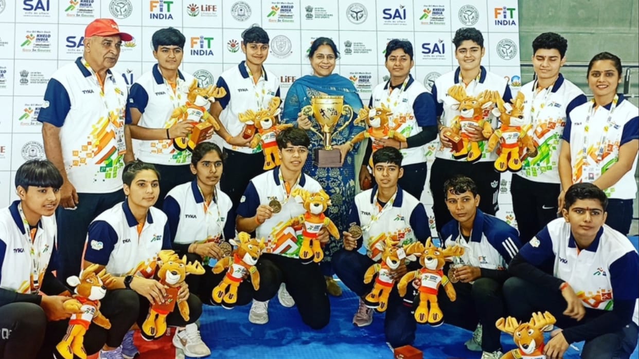 Kurukshetra University secured sixth rank in Khelo India University Games