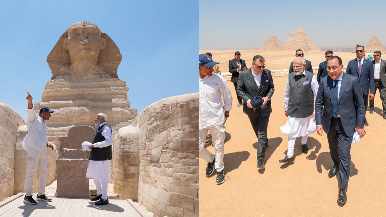 PM Modi saw pyramids of Giza and India to open IT center of excellence in Dar Al Ifta
