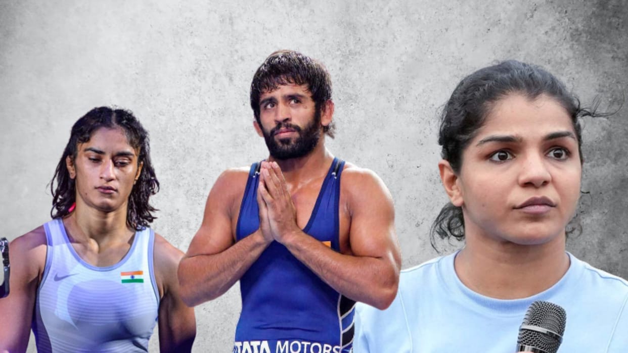 Sakshi malik Vinesh Phogat and bajrang punia announced to fight against Brij Bhushan Sharma in courts