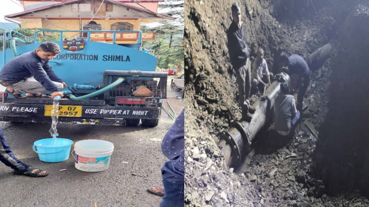 Due to heavy rains drinking water crisis in Himachal, 1,044 schemes filled with silt