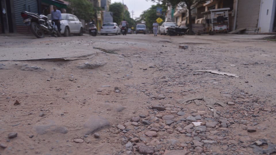 Jal Nigam had built roads after laying sewer lines very bad after minor rains