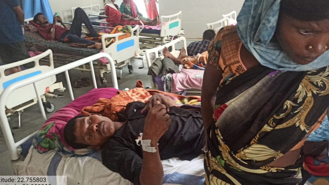 young man fought with bear to save his life in Korba