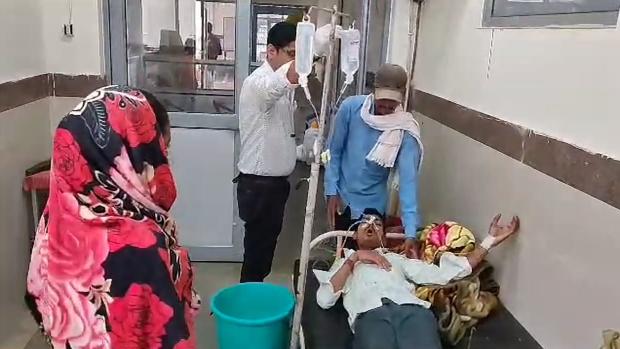 husband attempted suicide by consuming poisonous substance after dispute with his wife in gpm
