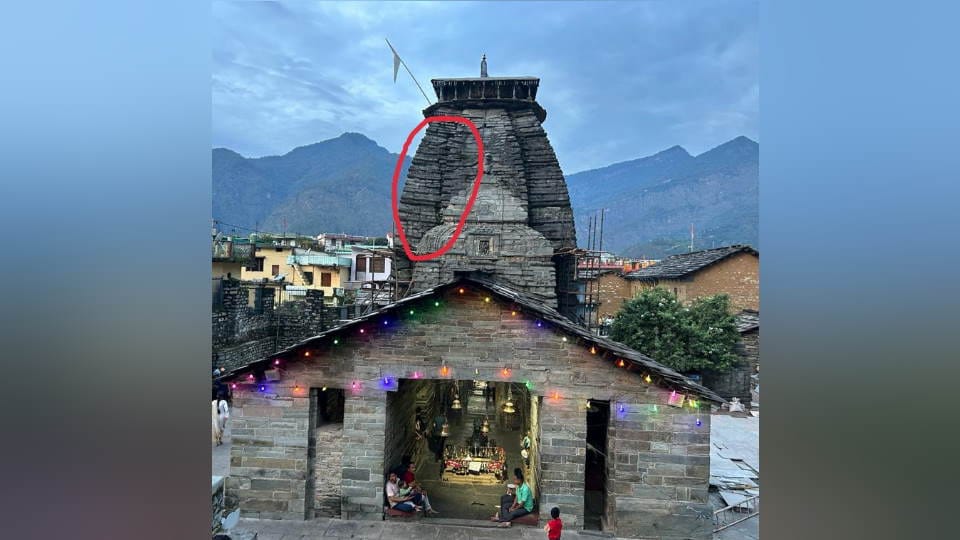 Gopinath temple Sunken stones of temple will be changed drainage system will be improved Uttarakhand news