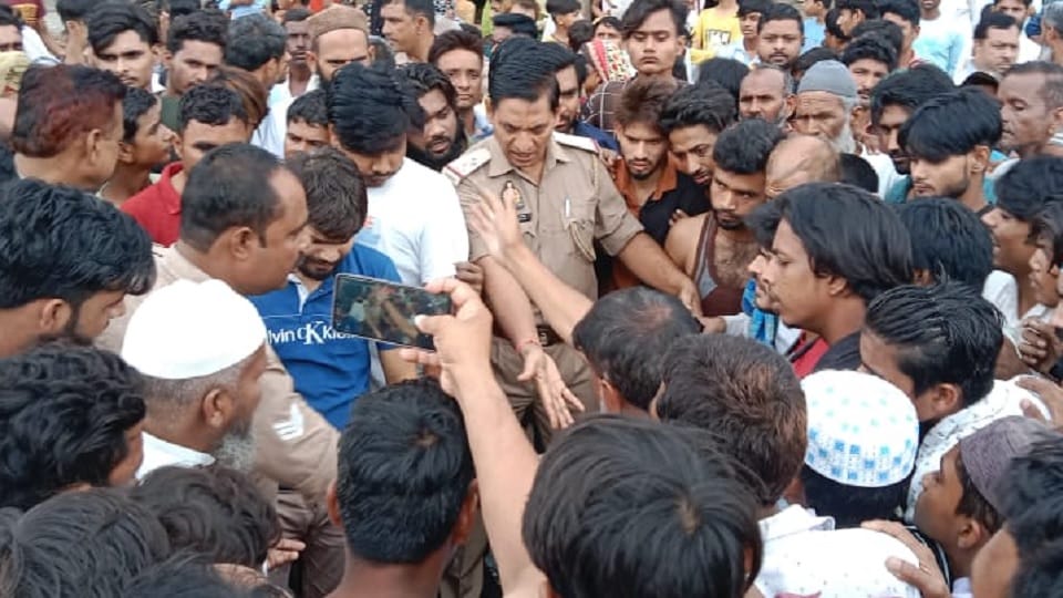 Bike rider student killed in truck collision in Moradabad