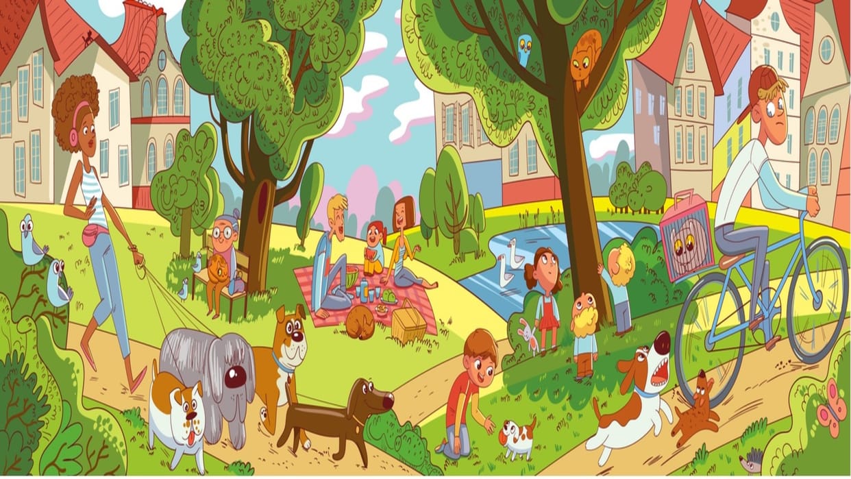 Optical Illusion: Can you find the elephant and zebra in just 15 seconds? quiz puzzle games