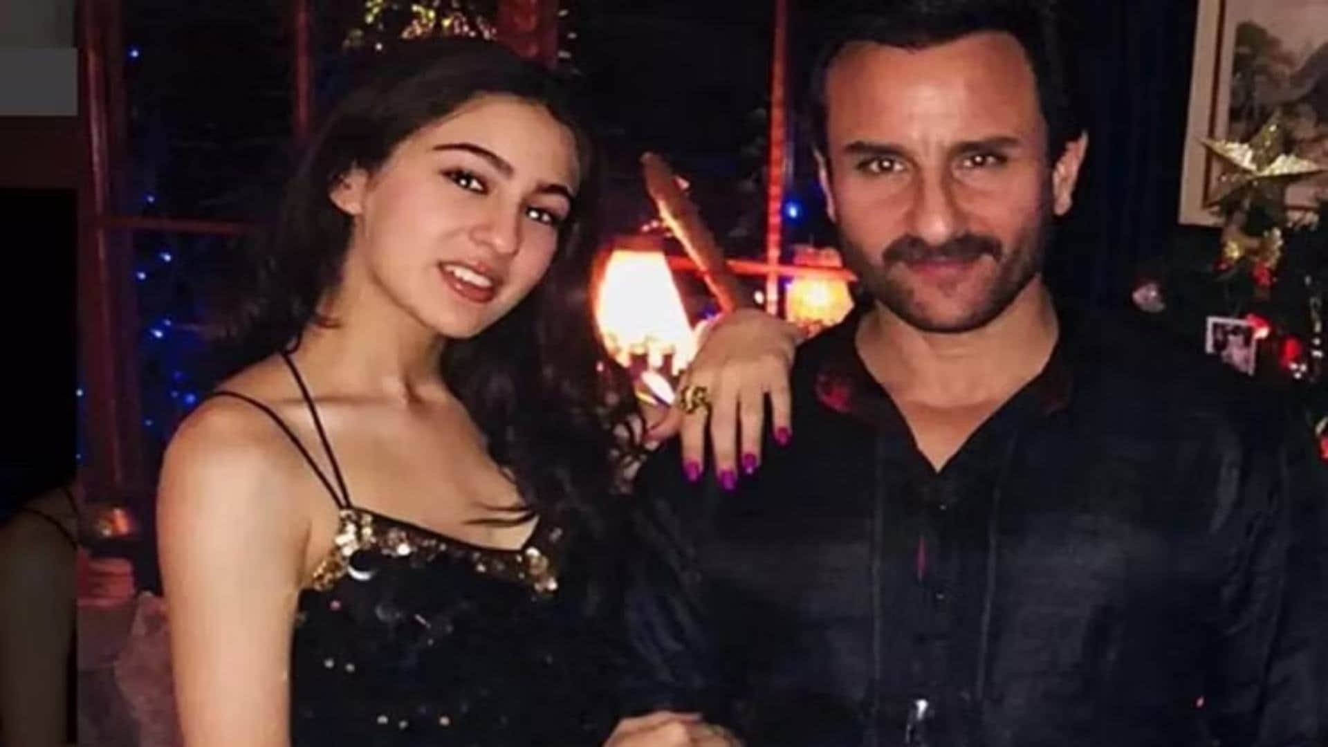 Real Life Father Daughter Acted in Bollywood Anil Kapoor Sonam Kapoor Saif Ali Khan Sara Ali Khan Esha deol