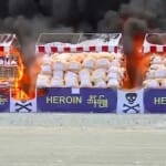 Myanmar torches illicit drugs