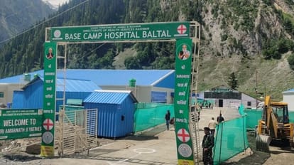 अमरनाथ यात्रा: बालटाल और चंदनबाड़ी में 100-100 बिस्तर वाला अस्पताल शुरू, LG ने किया वर्चुअल उद्घाटन Amarnath Yatra 2023: lg manoj sinha inagurated 100 beds hospitals started in Baltal and Chandanbari