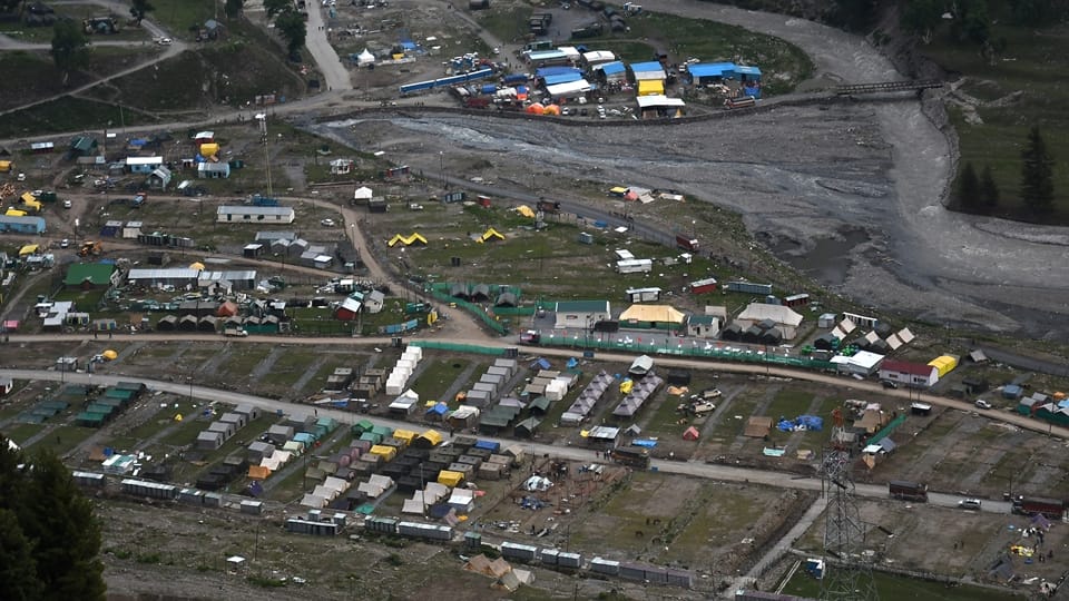Amarnath Yatra 2023: Tent city settled in Baltal and Nunwan, Muslim community welcome Baba Bhole
