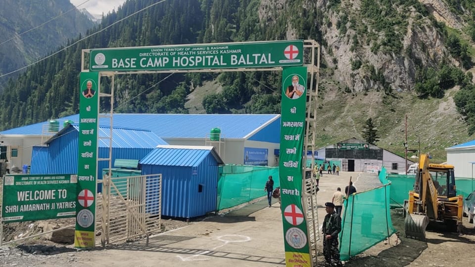 Amarnath Yatra 2023: lg manoj sinha inagurated 100 beds hospitals started in Baltal and Chandanbari