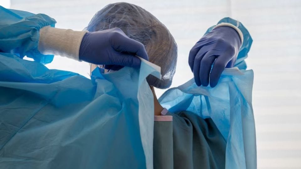 Kerala 7 female students of medical college seeking to wear long sleeve scrub jackets surgical hoods into OT